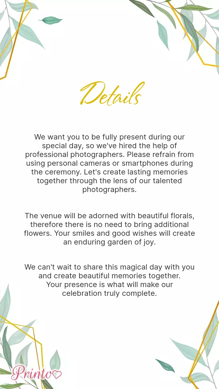 Wedding Information - Layout 1