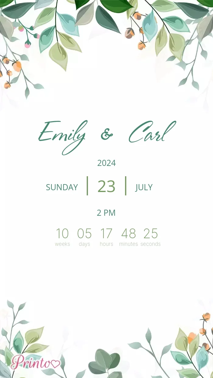 Wedding Invitation - Layout 1