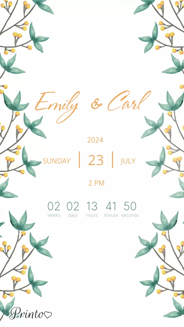 Wedding Invitation - Layout 1