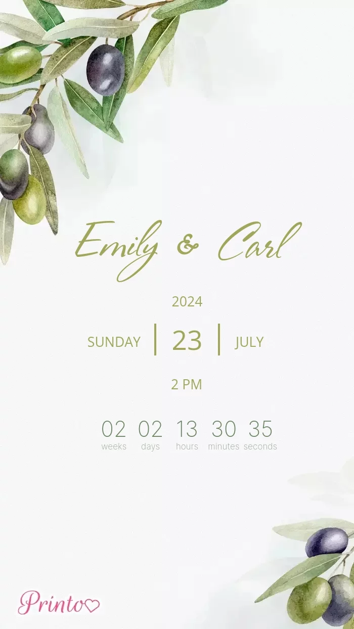 Wedding Invitation - Layout 1