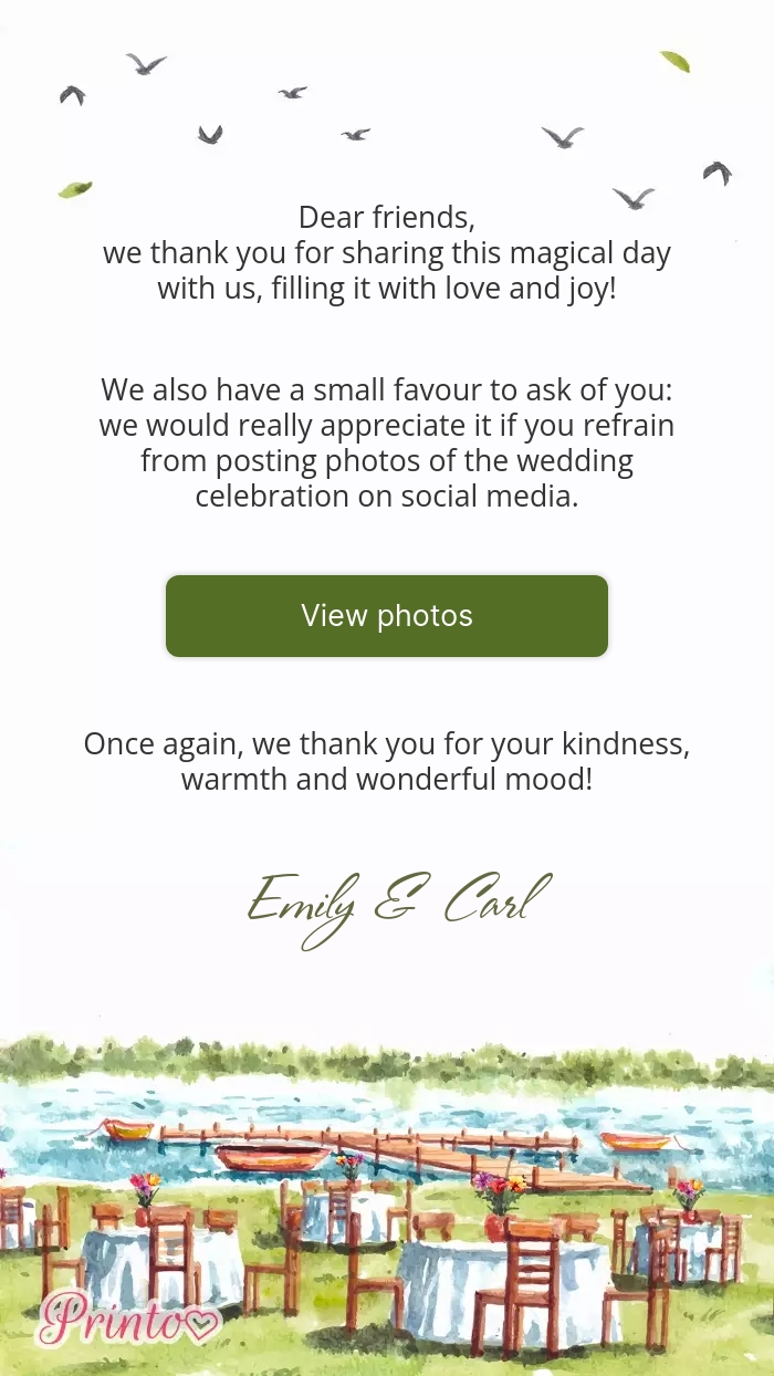 Wedding Photo Gallery - Layout 1