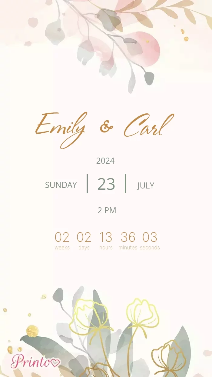 Wedding Invitation - Layout 1