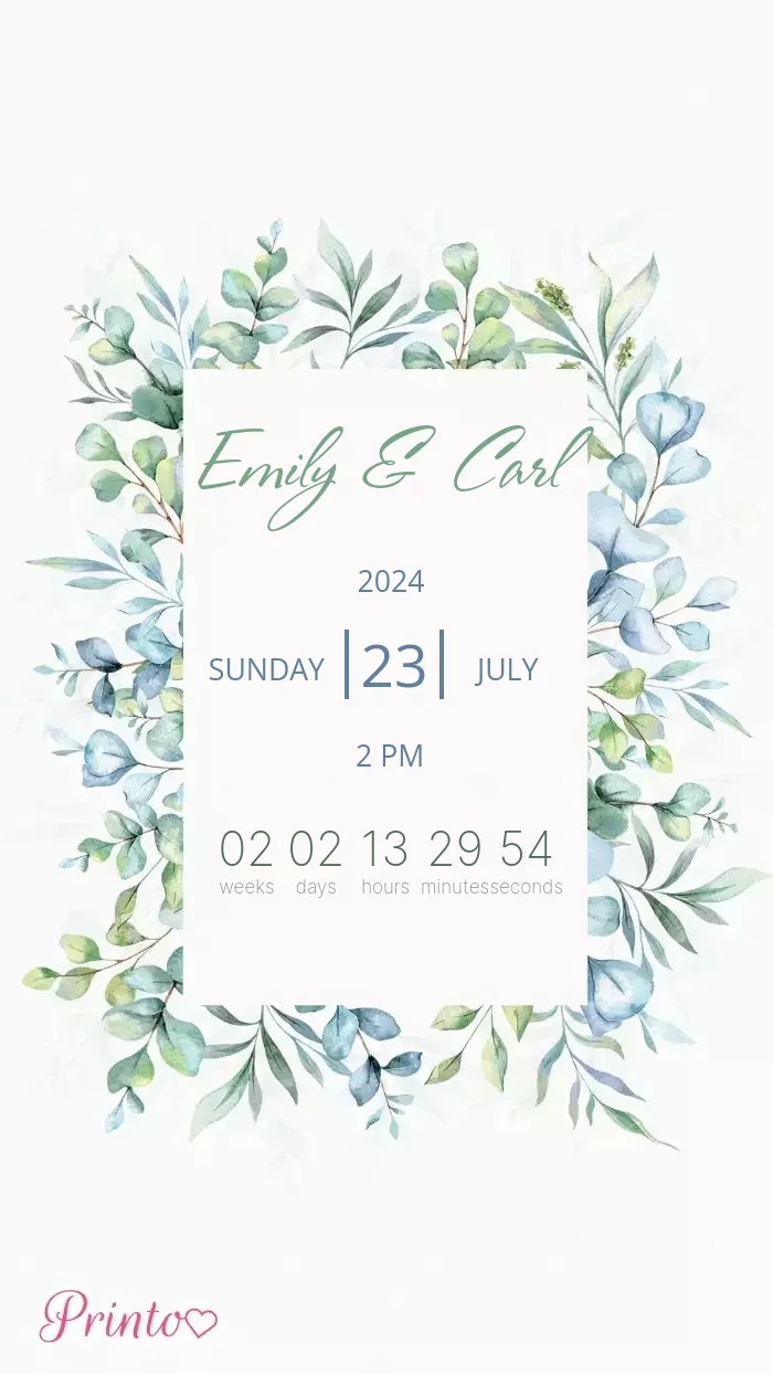 Wedding Invitation - Layout 1