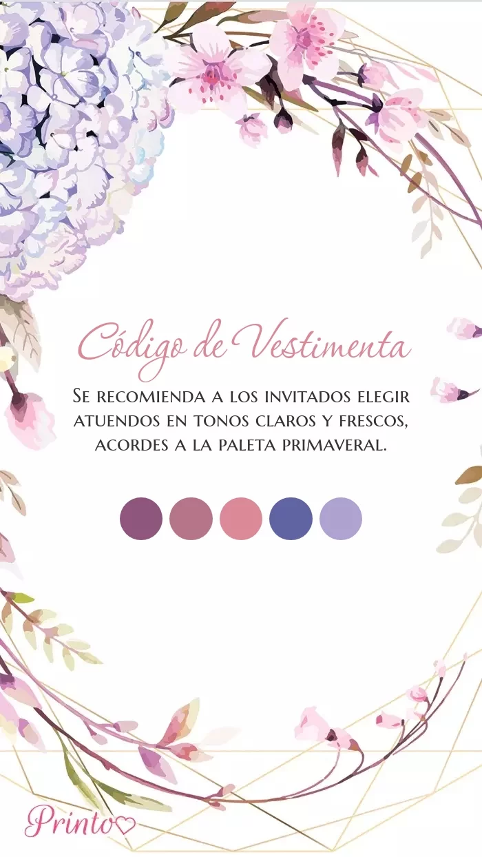 Código de vestimenta para la boda - Boceto 1