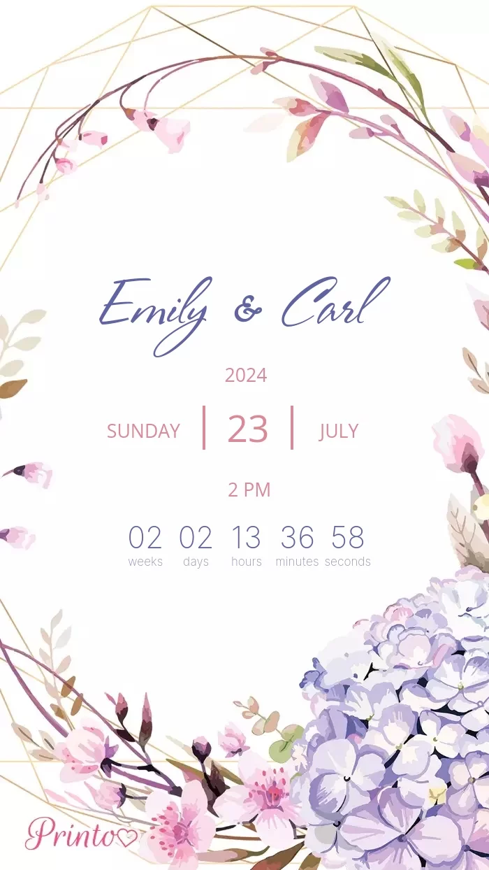 Wedding Invitation - Layout 1