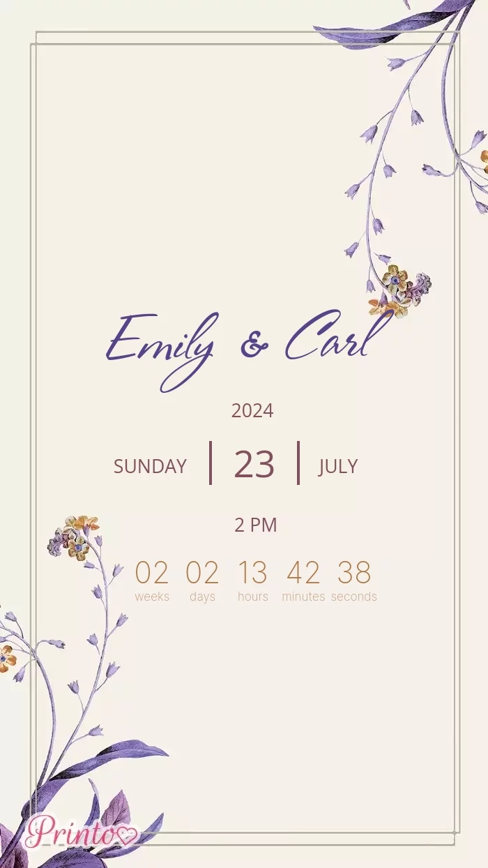 Wedding Invitation - Layout 1