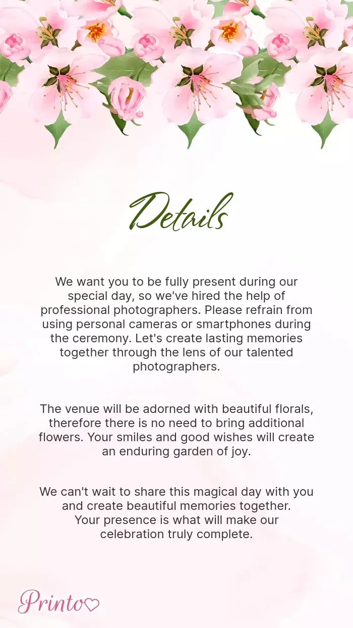 Wedding Information - Layout 1