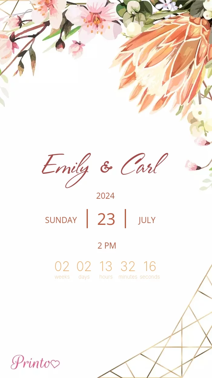 Wedding Invitation - Layout 1