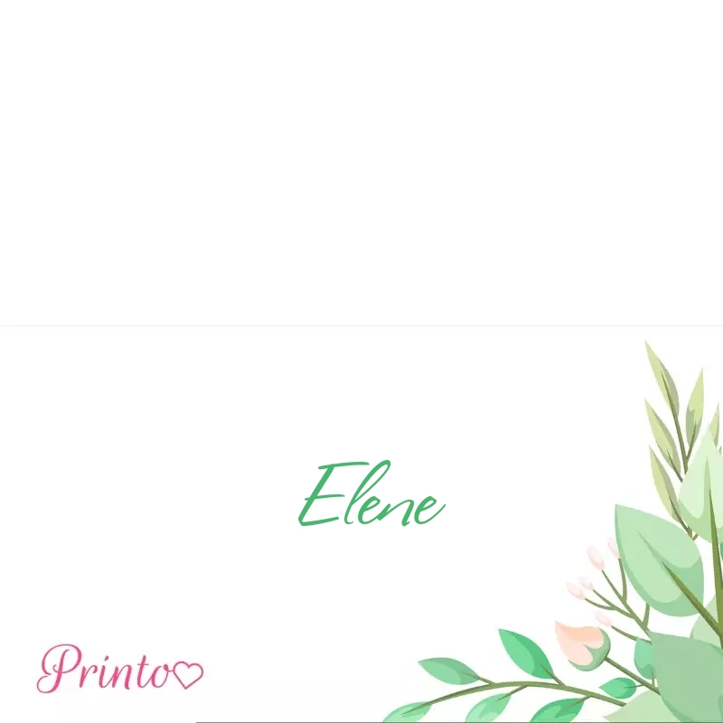 Place card template "Summer mood"