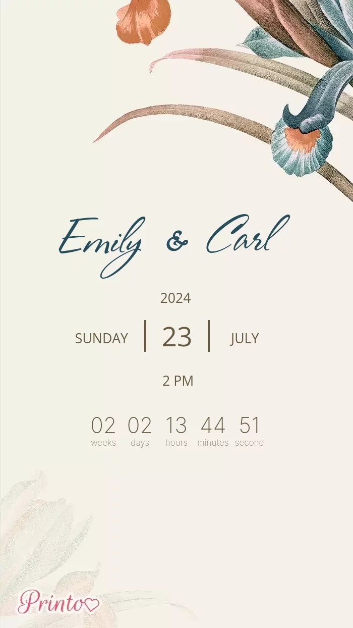 Wedding Invitation - Layout 1