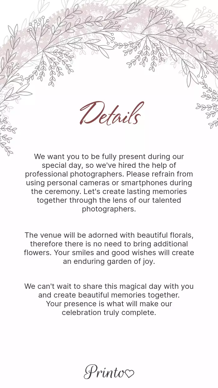 Wedding Information - Layout 1