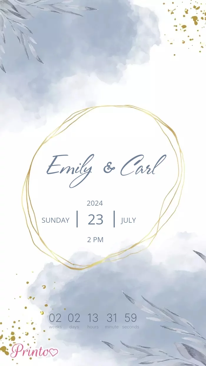 Wedding Invitation - Layout 1