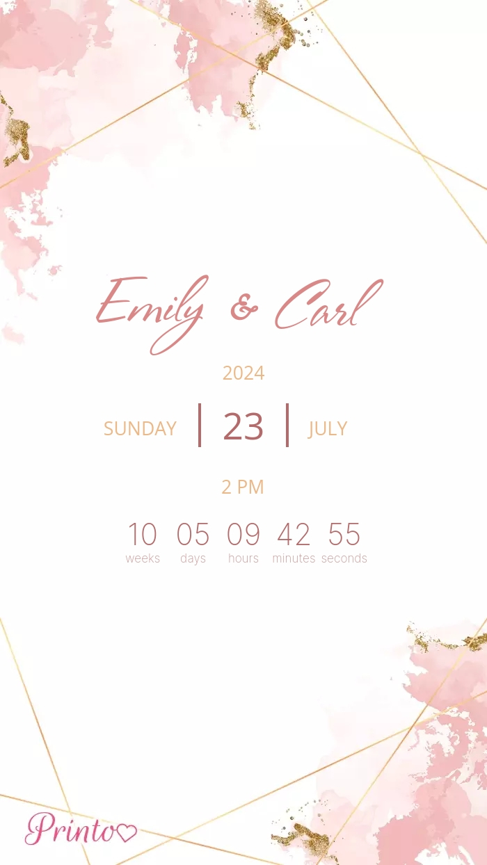 Wedding Invitation - Layout 1