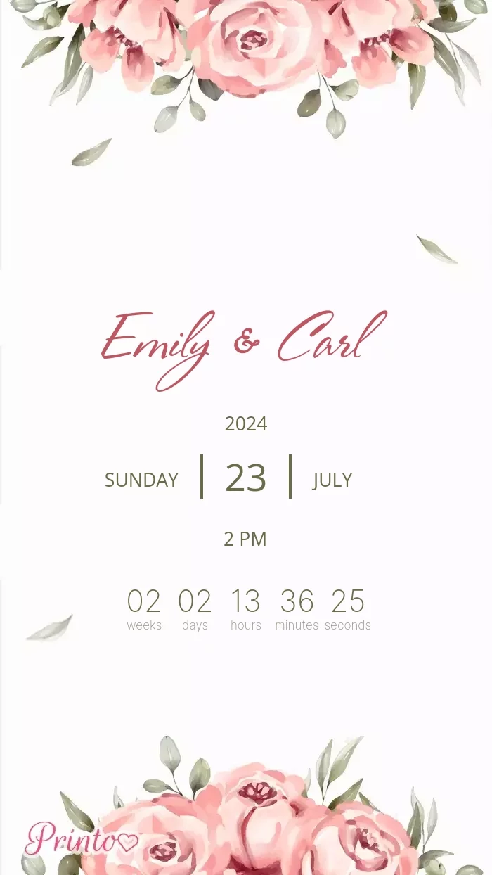 Wedding Invitation - Layout 1