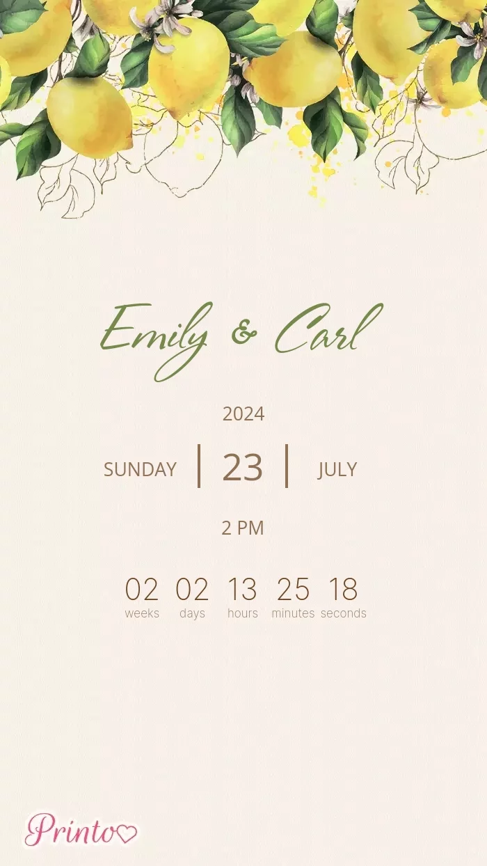 Wedding Invitation - Layout 1