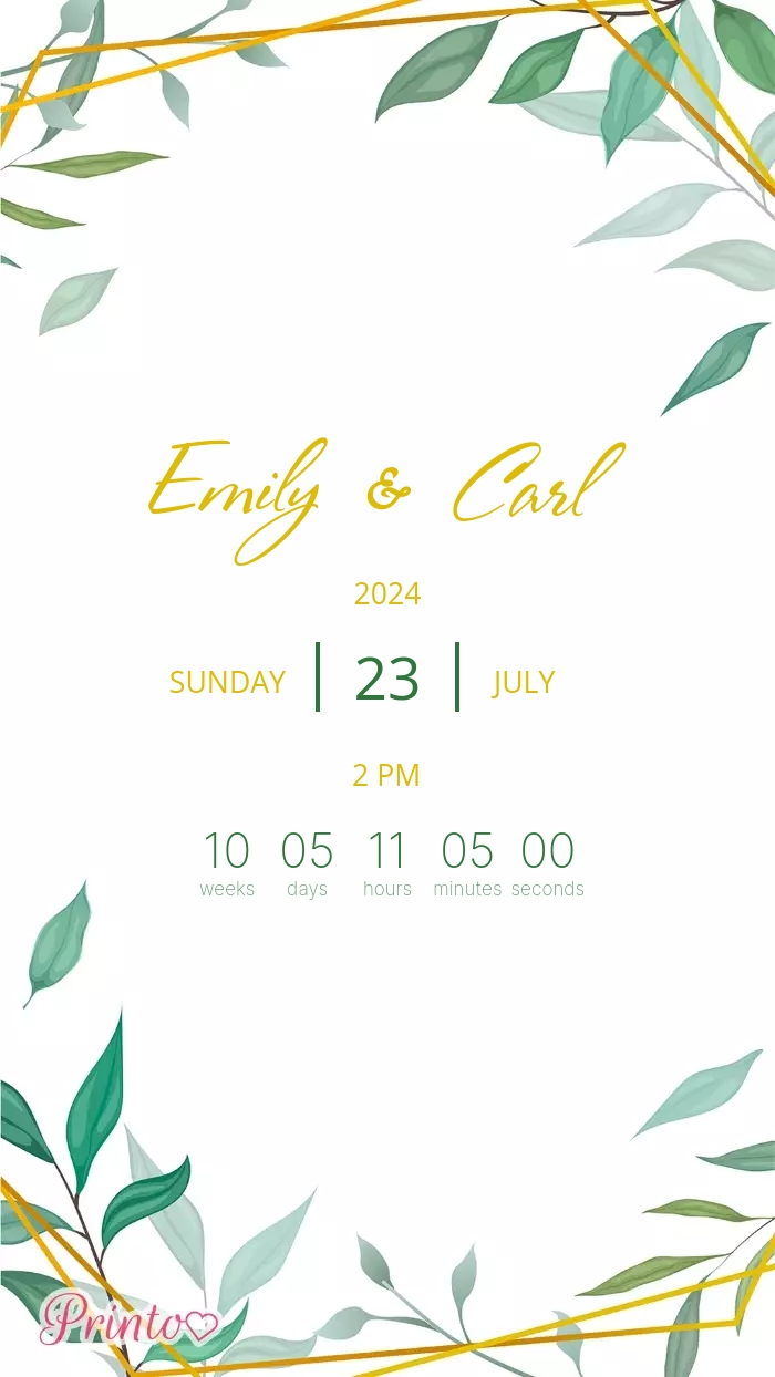 Wedding Invitation - Layout 1