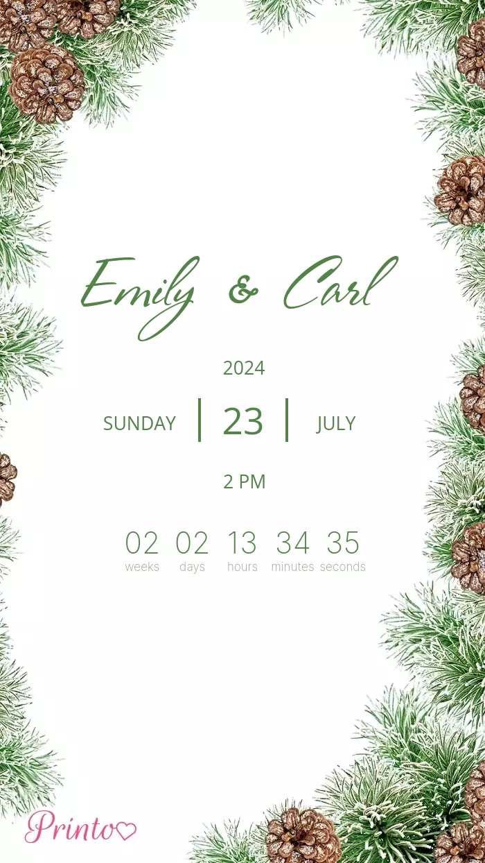 Wedding Invitation - Layout 1