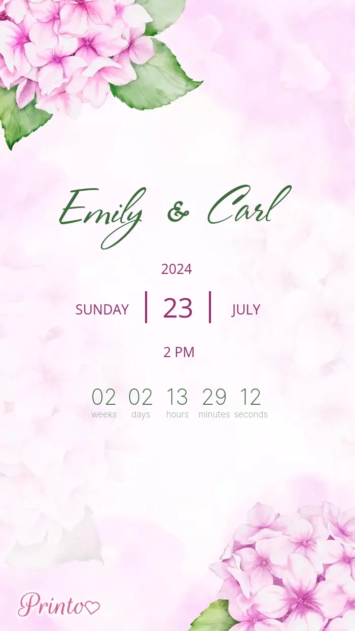 Wedding Invitation - Layout 1