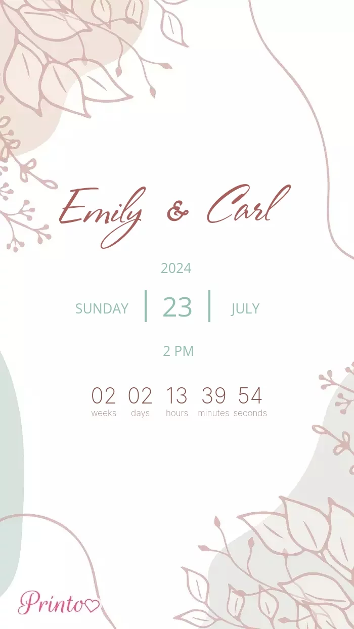 Wedding Invitation - Layout 1