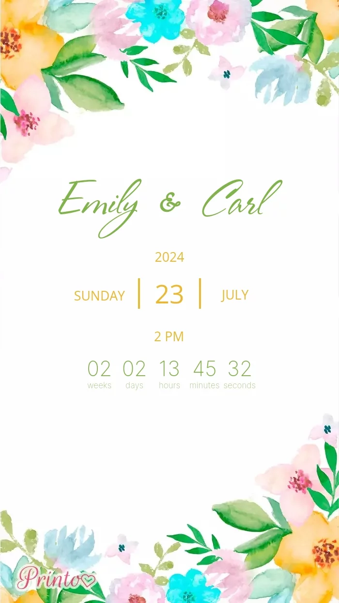 Wedding Invitation - Layout 1