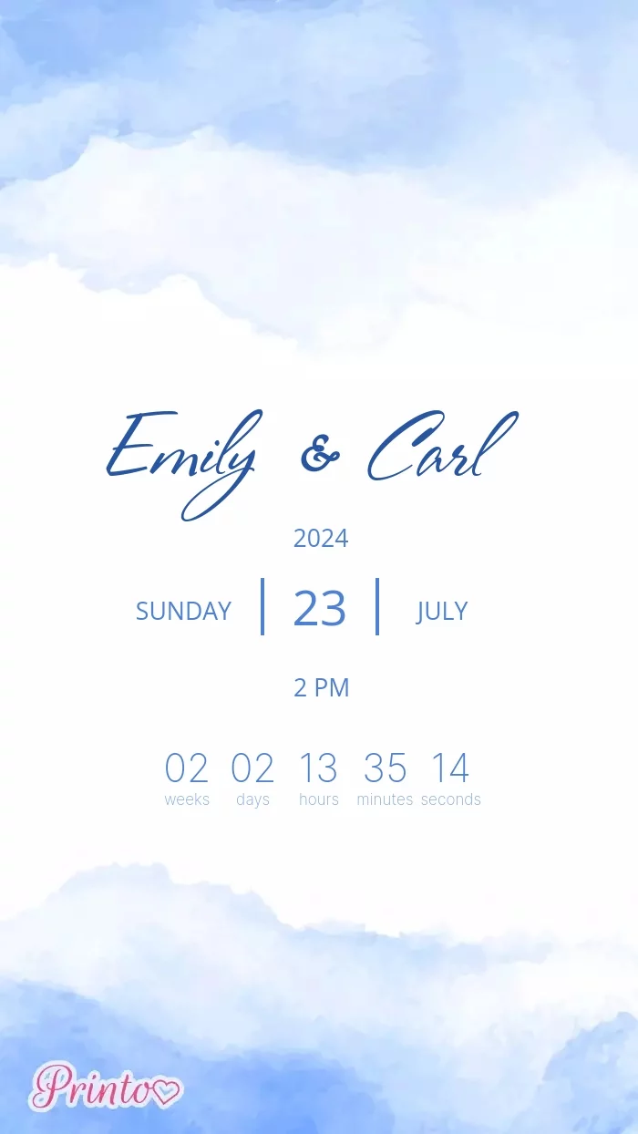 Wedding Invitation - Layout 1