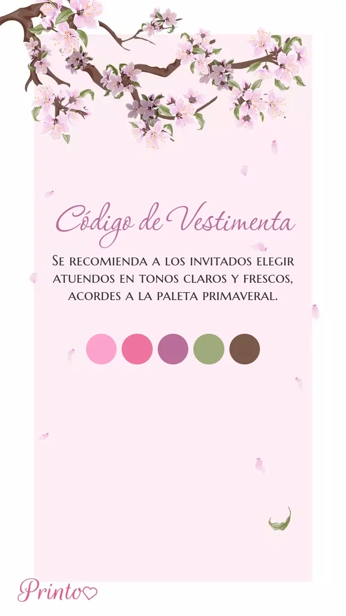 Código de vestimenta para la boda - Boceto 1