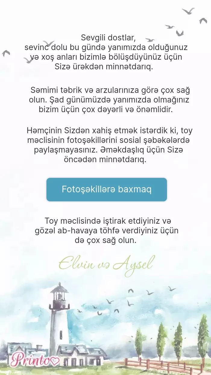 Toy foto hesabatı - Şablon 1