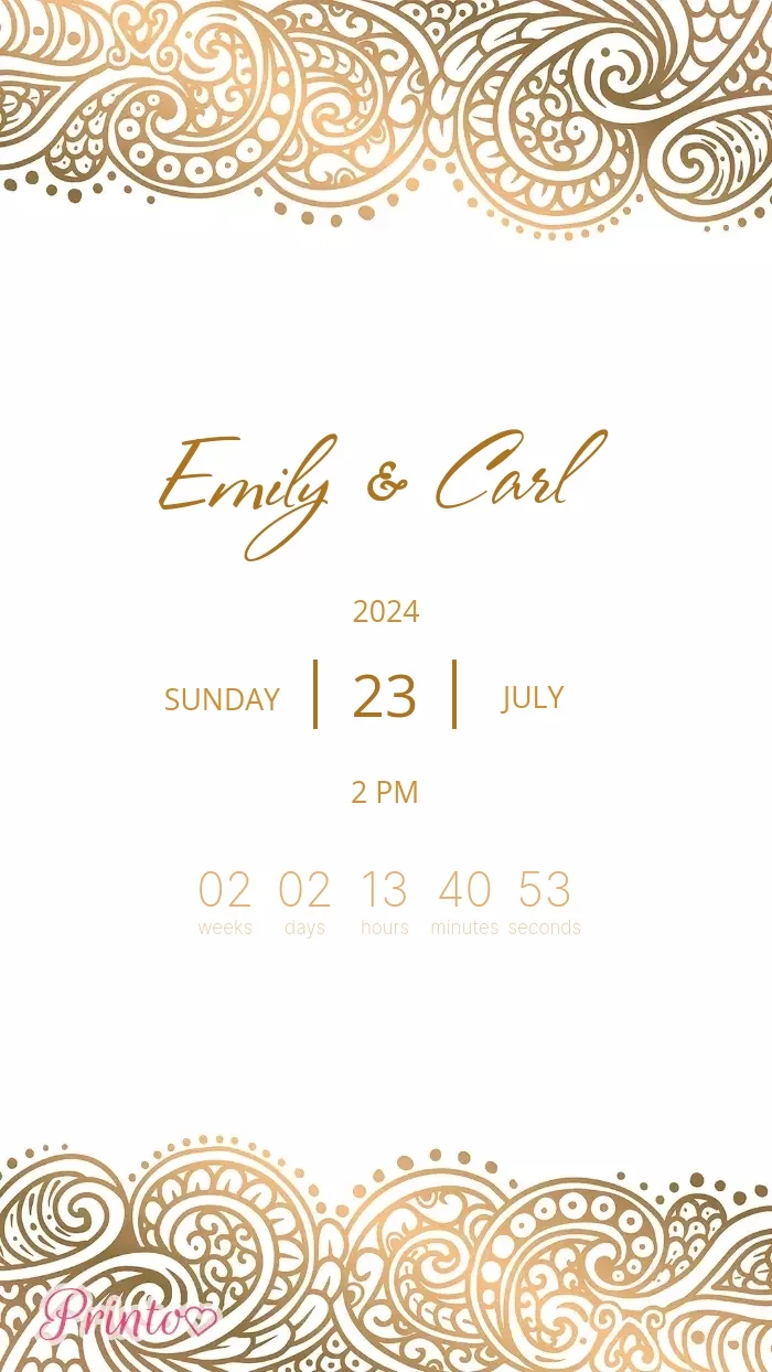 Wedding Invitation - Layout 1