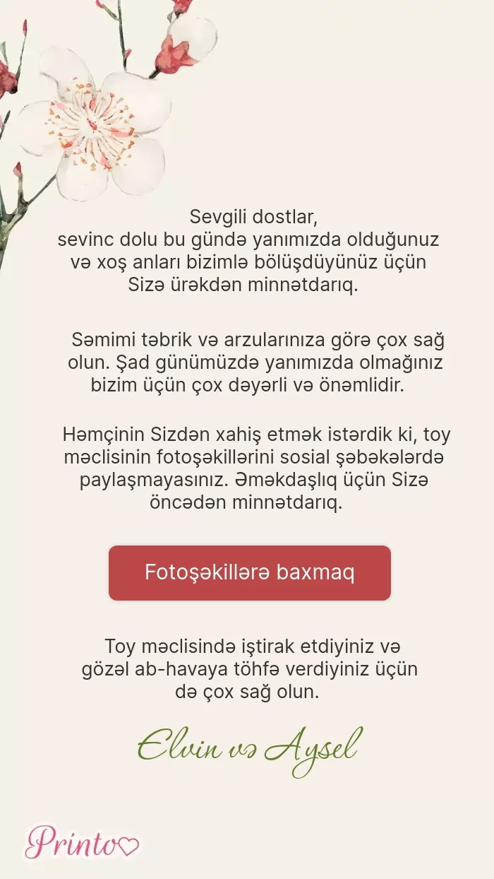 Toy foto hesabatı - Şablon 1