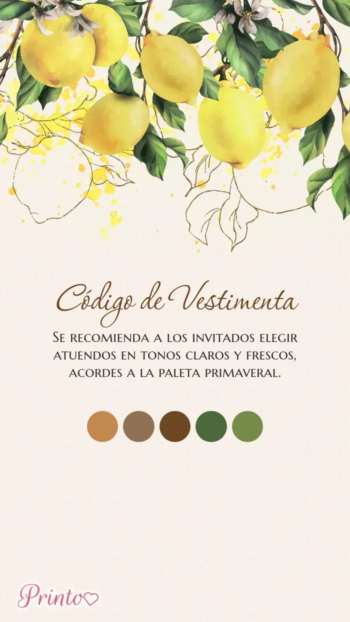 Código de vestimenta para la boda - Boceto 1