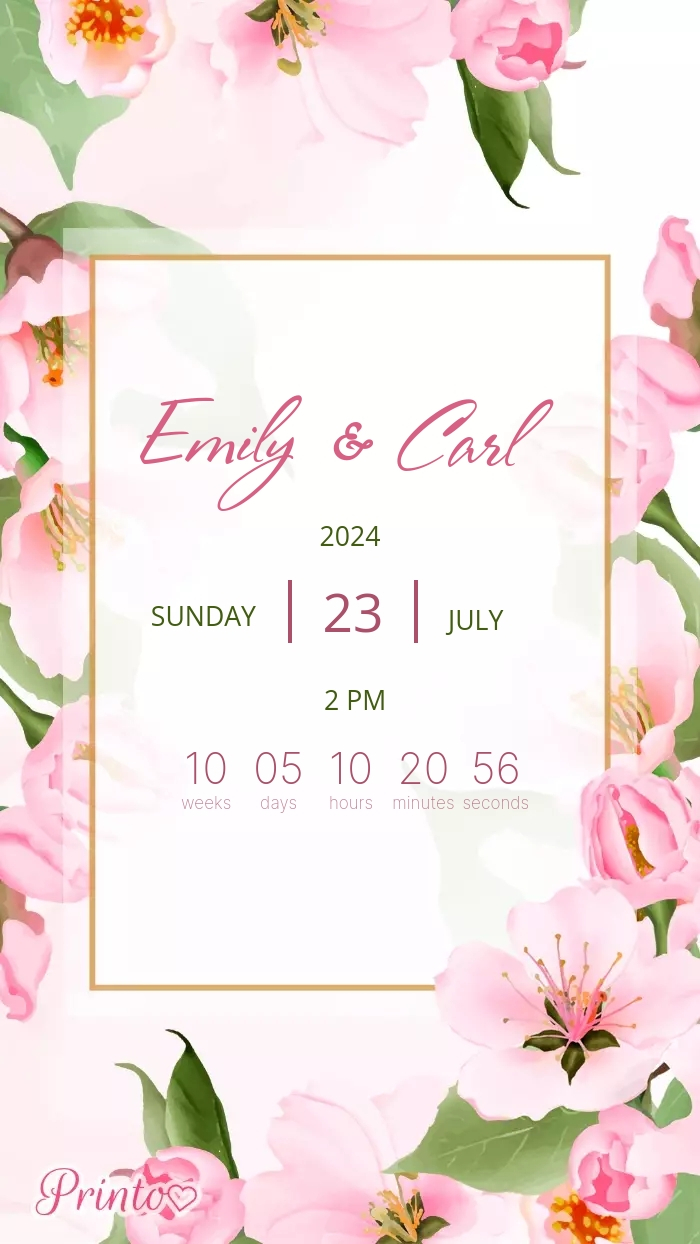 Wedding Invitation - Layout 1