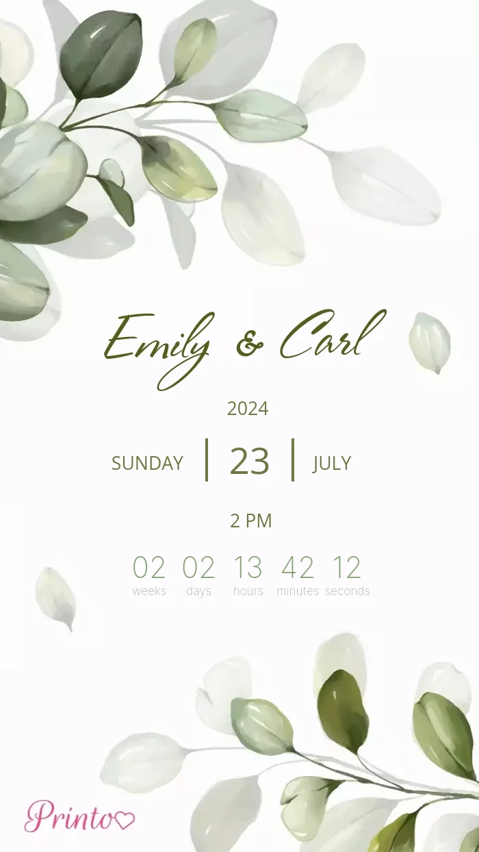 Wedding Invitation - Layout 1