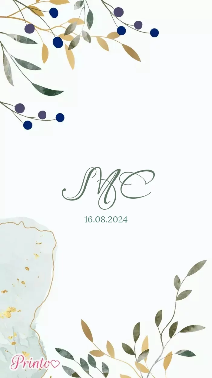 Last Page of Invitation - Layout 2