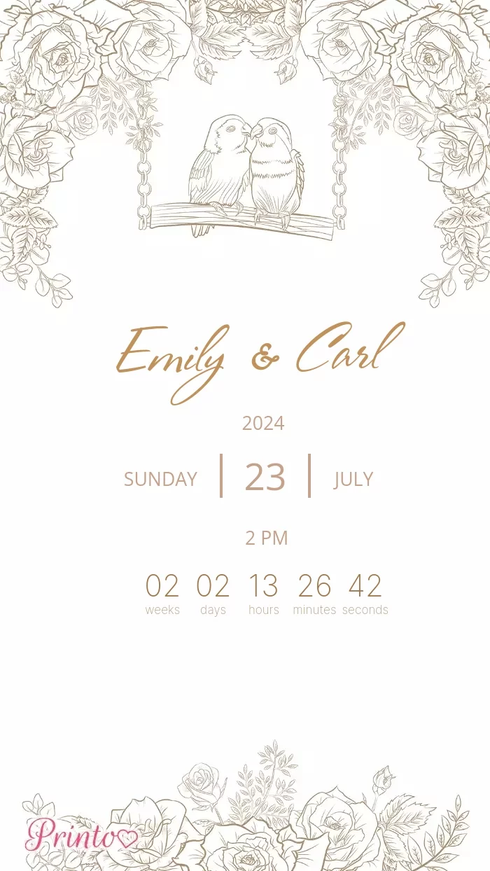 Wedding Invitation - Layout 1