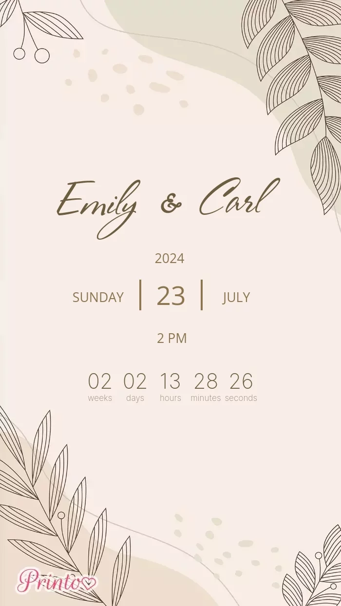 Wedding Invitation - Layout 1