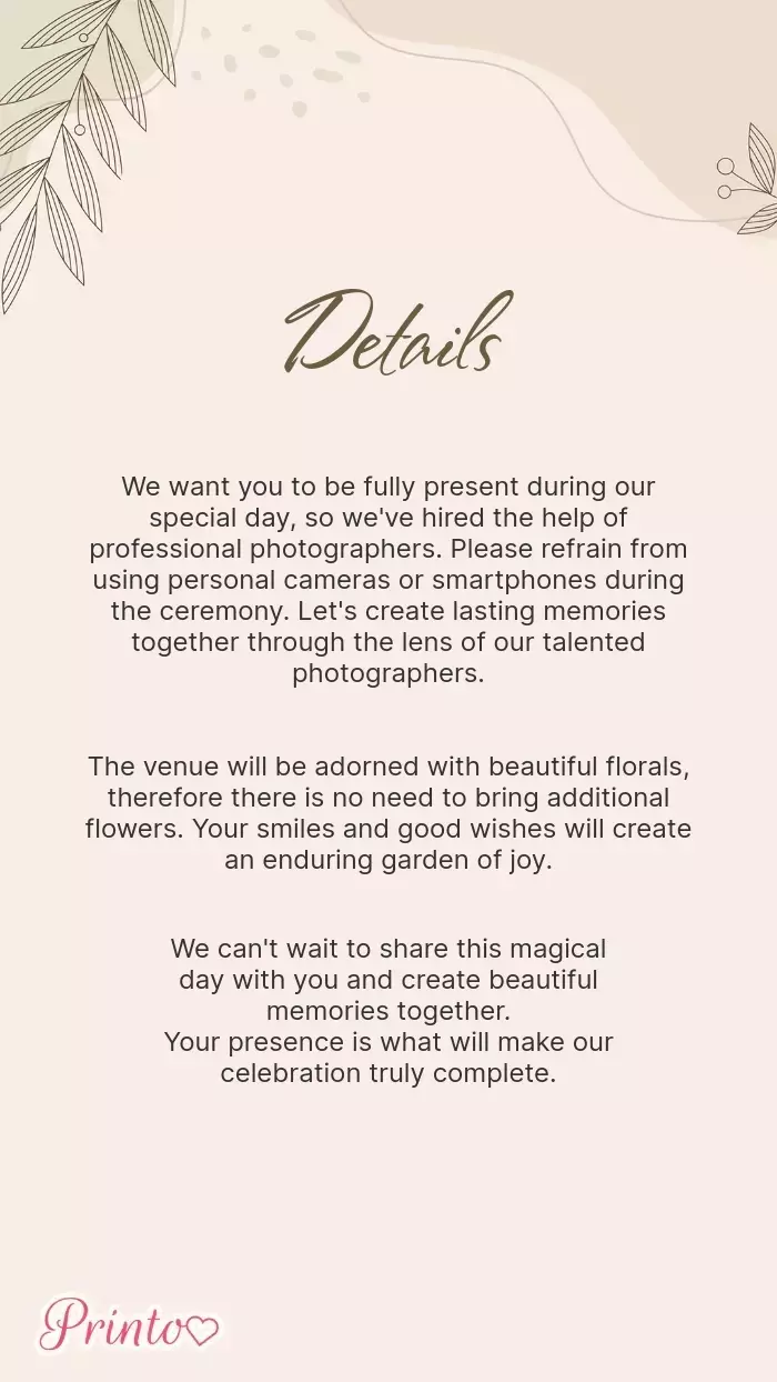 Wedding Information - Layout 1