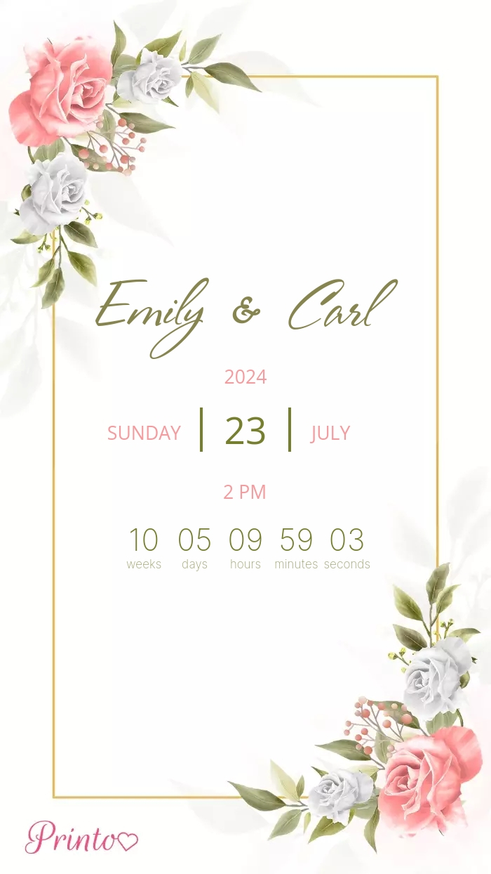 Wedding Invitation - Layout 1