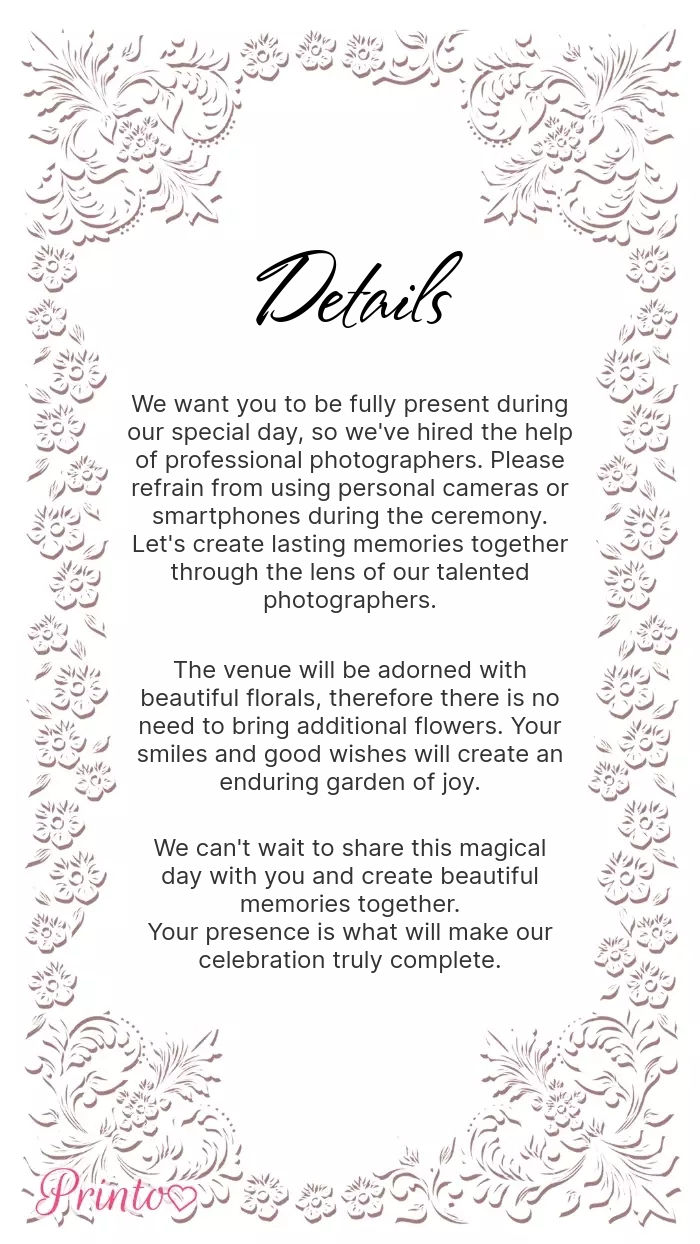 Wedding Information - Layout 1