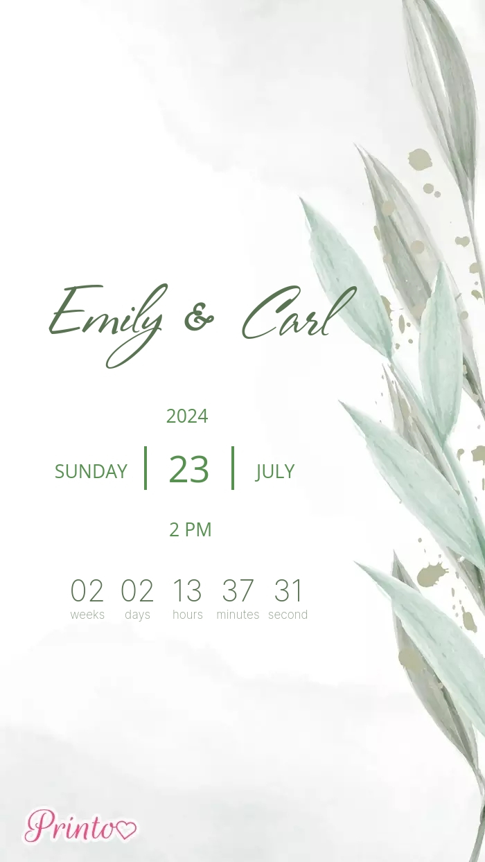 Wedding Invitation - Layout 1