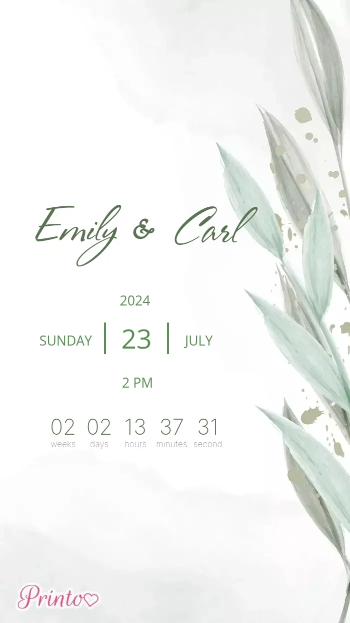 Wedding Invitation - Layout 1