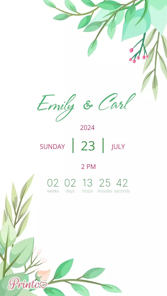 Wedding Invitation - Layout 1