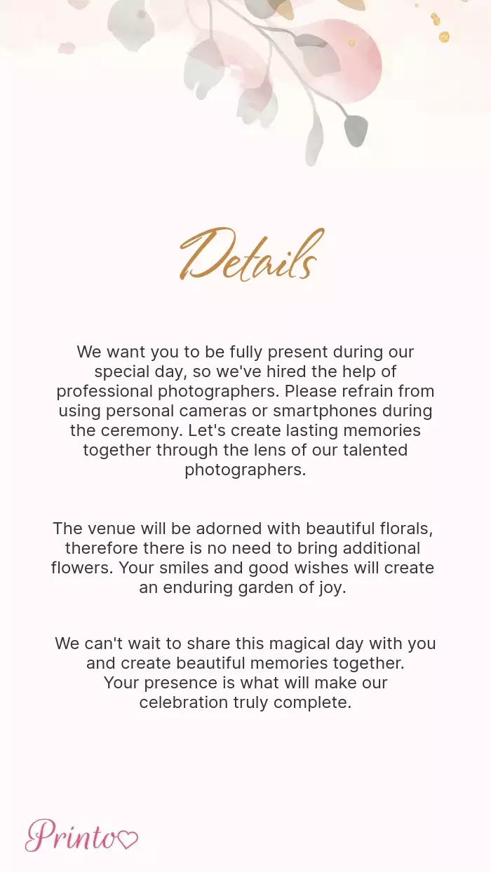 Wedding Information - Layout 1