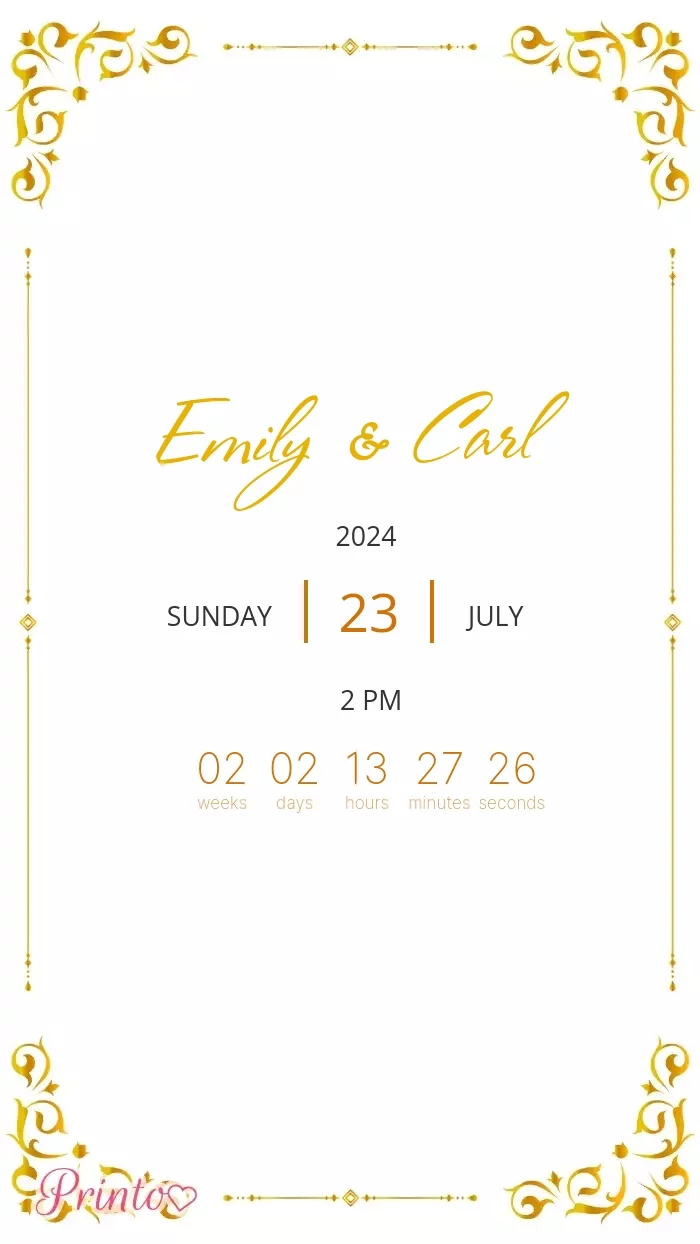 Wedding Invitation - Layout 1