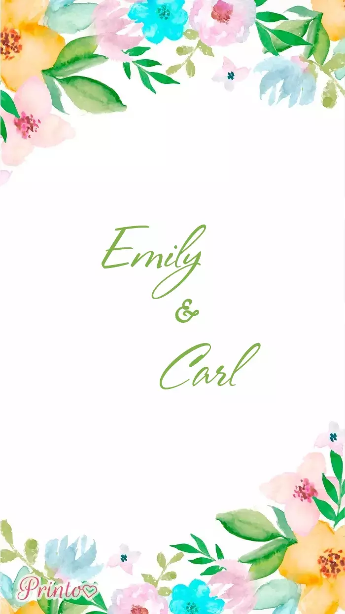 Last Page of Invitation - Layout 1