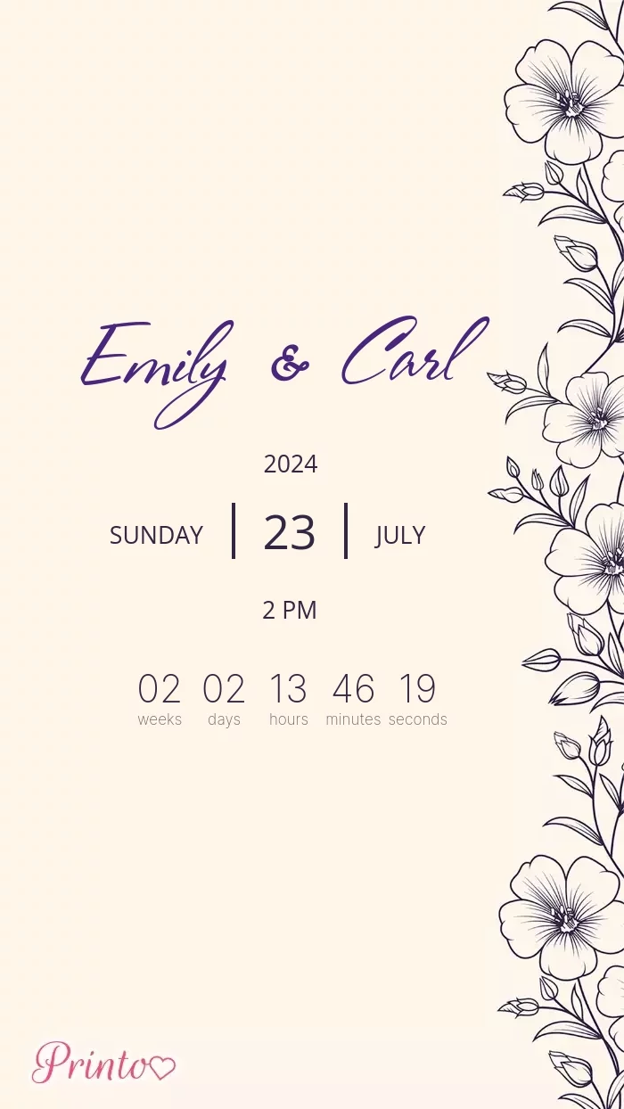 Wedding Invitation - Layout 1